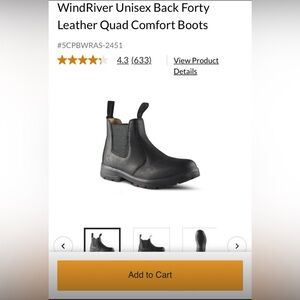 Leather chelsea boots